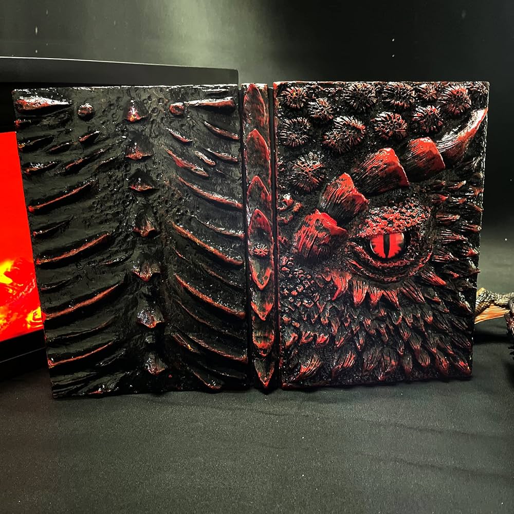 3D Dragon Eye Embossed Journal