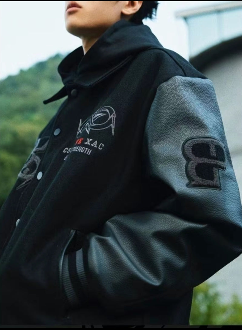 Men's Baseball Leather Jacket