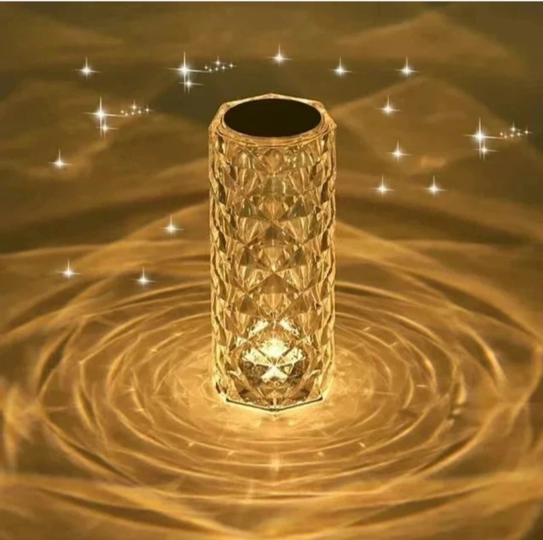 Crystal Rose Diamond Lamp