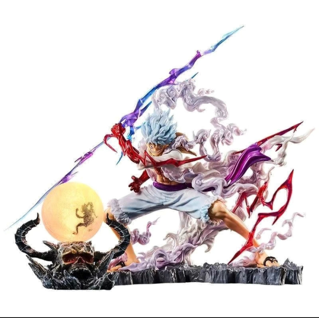 One Piece Sun God Nika Gear 5 Luffy Action Figure