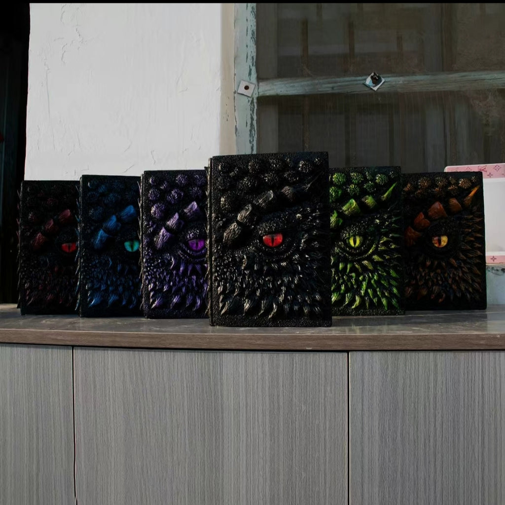 3D Dragon Eye Embossed Journal