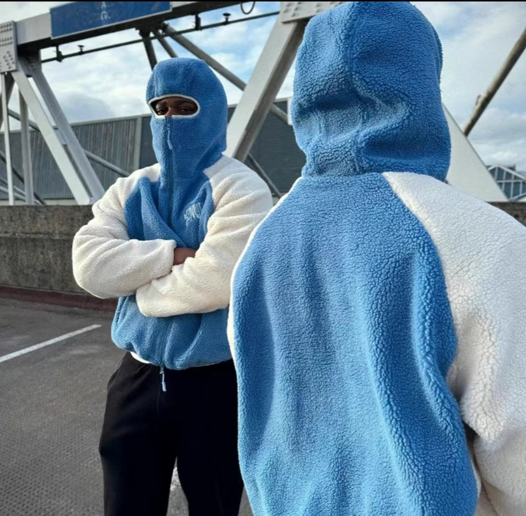 Y2K Unisex Hooded Plush Lamb Wool Sweater