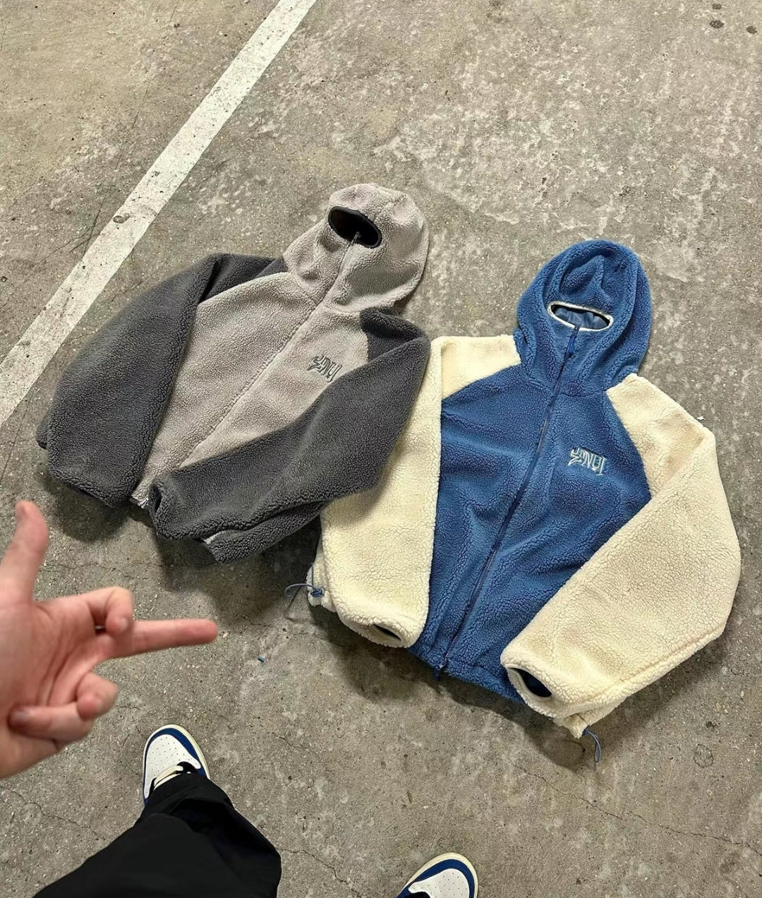 Y2K Unisex Hooded Plush Lamb Wool Sweater