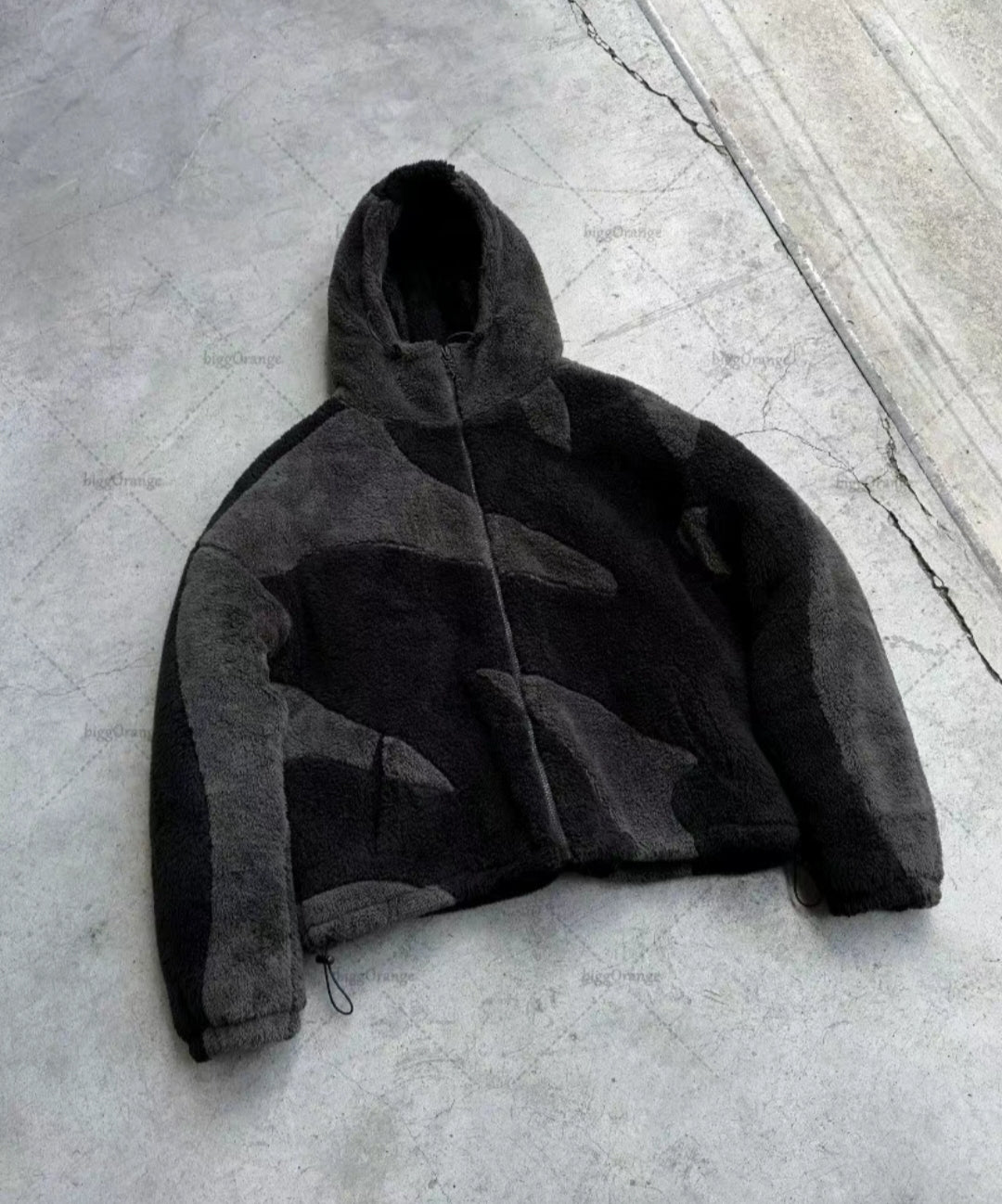 Y2K Zipper Hooded Unisex Street Jacket