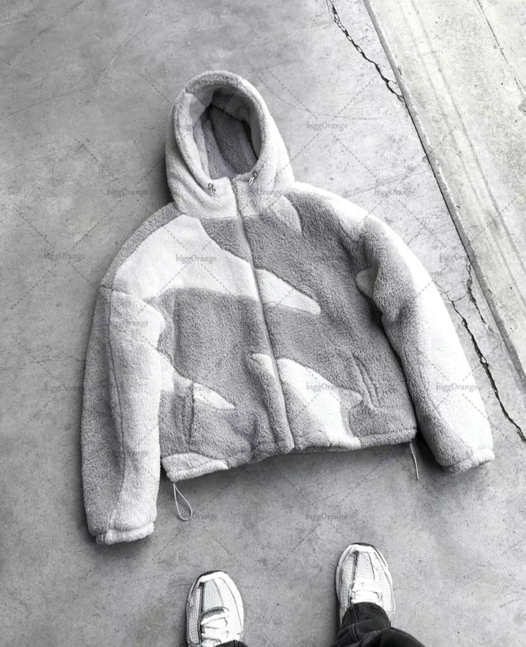 Y2K Zipper Hooded Unisex Street Jacket