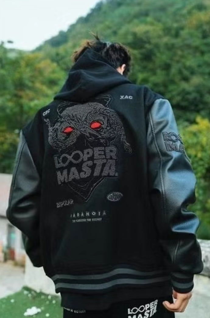 Men's Baseball Leather Jacket