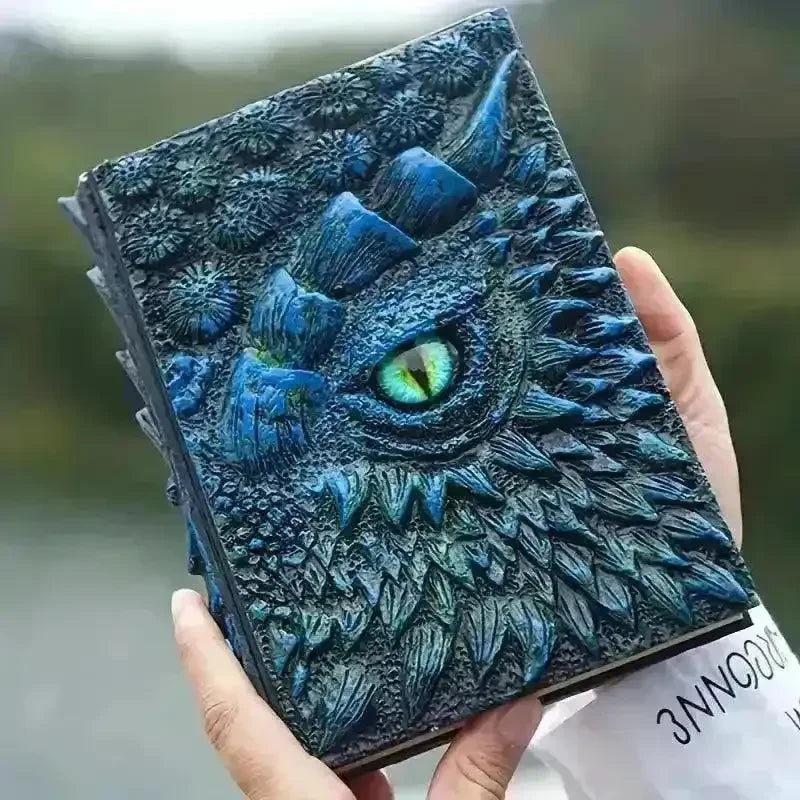 3D Dragon Eye Embossed Journal