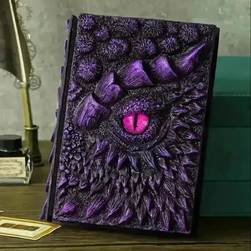 3D Dragon Eye Embossed Journal